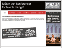 Tablet Screenshot of parkaden.nu